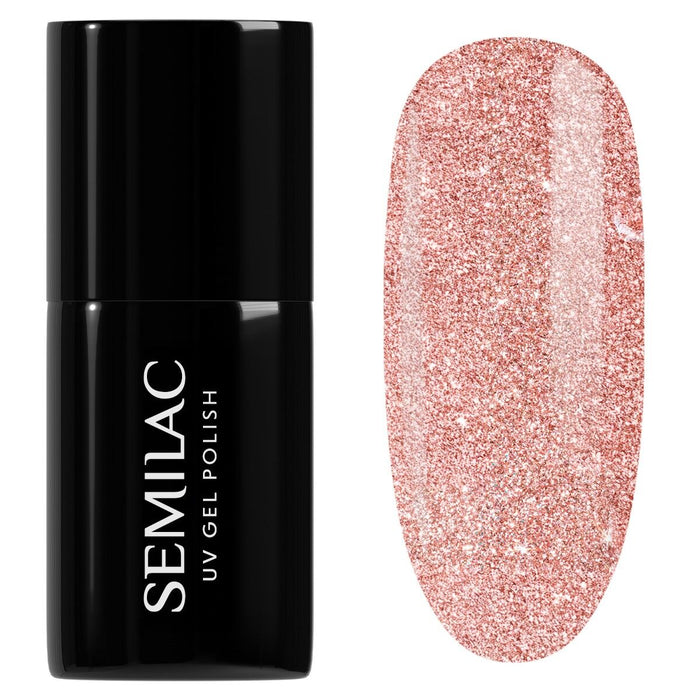 Esmalte Semipermanente 7ml - Semilac : 094 - Pink Gold - 1